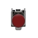 Schneider Electric Panel Mount Red LED Pilot Light 24V AC/DC, 22 mm Cutout, IP66/IP67/IP69/IP69K Protection XB4BVB4