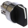 Schneider Electric Harmony Series 3 Position Selector Switch Head, 22 mm Cutout Diameter, Black Handle, IP66, IP67 ZB4BD5