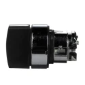 Schneider Electric Harmony Series 3 Position Selector Switch Head, 22 mm Cutout Diameter, Black Handle, IP66, IP67 ZB4BD5