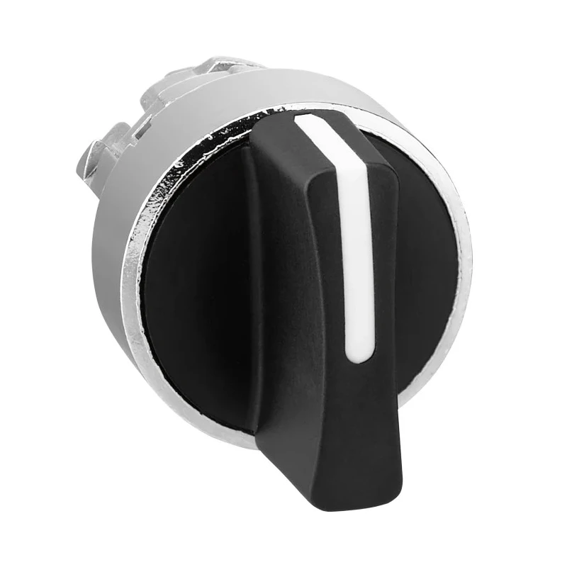 Schneider Electric Harmony Series 3 Position Selector Switch Head 22mm Cutout Black Handle IP69K IP67 IP69 ZB4BD7