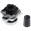 Schneider Electric Potentiometer Mounting Kit 6 mm Metal Black ZB4BD912