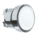 Schneider Electric Harmony XB4 Series White Momentary Push Button Head, 22 mm Cutout, IP66, IP67, IP69K ZB4BA1