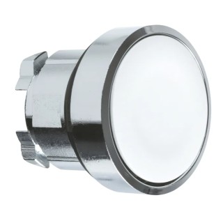 Schneider Electric Harmony XB4 Series White Momentary Push Button Head, 22 mm Cutout, IP66, IP67, IP69K ZB4BA1