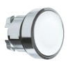 Schneider Electric Harmony XB4 Series White Momentary Push Button Head, 22 mm Cutout, IP66, IP67, IP69K ZB4BA1