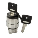 Schneider Electric Harmony 2-position Key Switch Head Latching 22 mm Cutout ZB4BG2