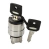 Schneider Electric Harmony 2-position Key Switch Head Latching 22 mm Cutout ZB4BG2