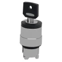 Schneider Electric Harmony 2-position Key Switch Head, Spring Return, 22 mm Cutout ZB4BG6