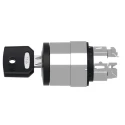 Schneider Electric Harmony 2-position Key Switch Head, Spring Return, 22 mm Cutout ZB4BG6