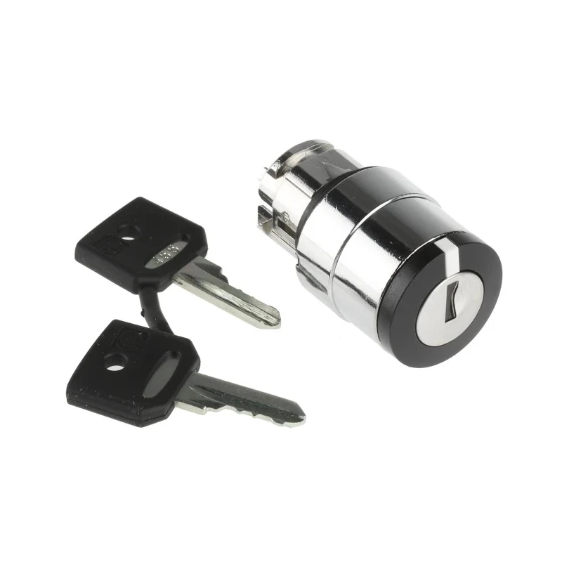 Schneider Electric Harmony 3-position Key Switch Head, Spring Return to Centre, 22 mm Cutout ZB4BG7