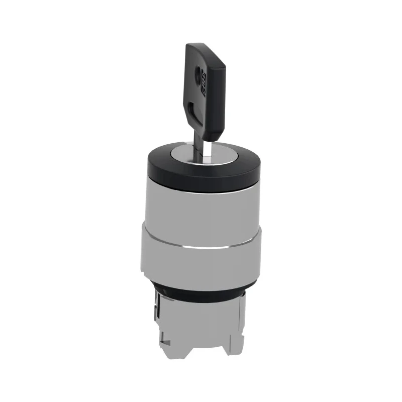 Schneider Electric Harmony 3-position Key Switch Head, Spring Return to Centre, 22 mm Cutout ZB4BG7