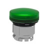 Schneider Electric Green Pilot Light Head Round Shape Panel Mount 22mm Cutout IP66 IP67 IP69K Harmony Series ZB4BV03