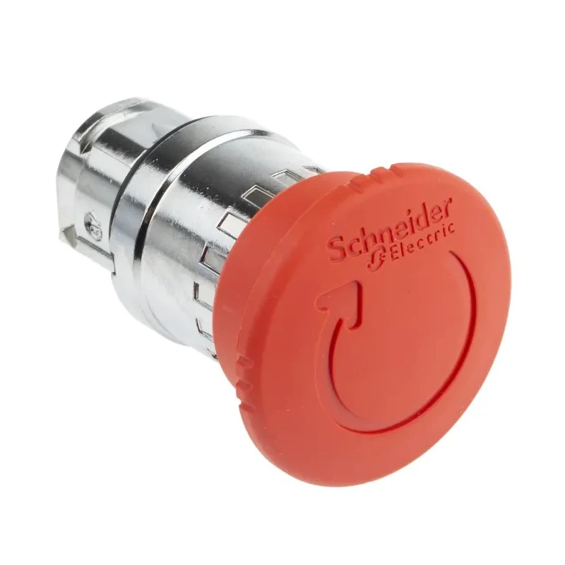 Schneider Electric Harmony Series Twist Release Emergency Stop Push Button Panel Mount 22mm Cutout IP67 IP69K IP66 ZB4BS844