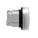 Schneider Electric White Round Pilot Light Head 22 mm Cutout Diameter Panel Mount IP67 IP66 IP69K Harmony XB4 Series ZB4BV013