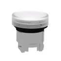 Schneider Electric White Round Pilot Light Head 22 mm Cutout Diameter Panel Mount IP67 IP66 IP69K Harmony XB4 Series ZB4BV013