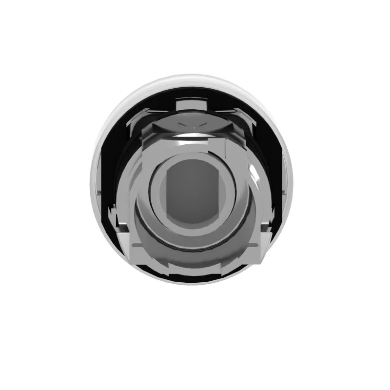 Schneider Electric White Round Pilot Light Head 22 mm Cutout Diameter Panel Mount IP67 IP66 IP69K Harmony XB4 Series ZB4BV013