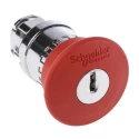 Schneider Electric Harmony Series Key Release Emergency Stop Push Button Head 22mm Cutout Diameter ZB4BS944
