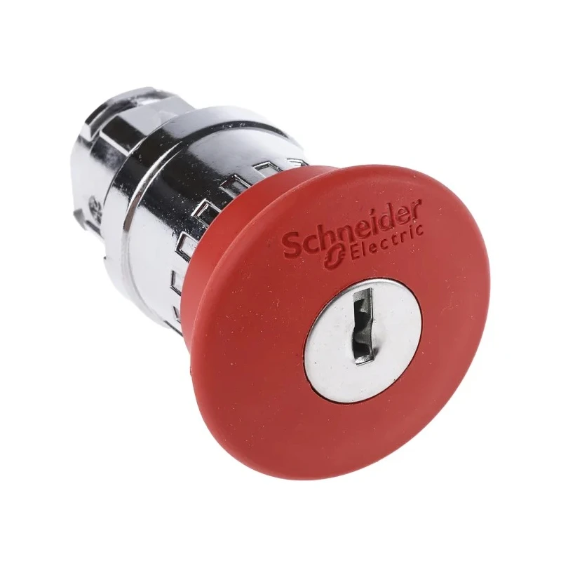 Schneider Electric Harmony Series Key Release Emergency Stop Push Button Head 22mm Cutout Diameter ZB4BS944