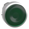 Schneider Electric Harmony XB4 Series Green Spring Return Push Button Head, 22 mm Cutout, Metal, IP69K IP67 IP66 ZB4BW333