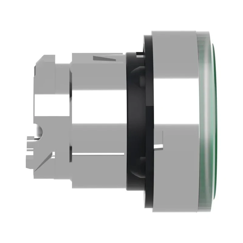 Schneider Electric Harmony XB4 Series Green Spring Return Push Button Head, 22 mm Cutout, Metal, IP69K IP67 IP66 ZB4BW333