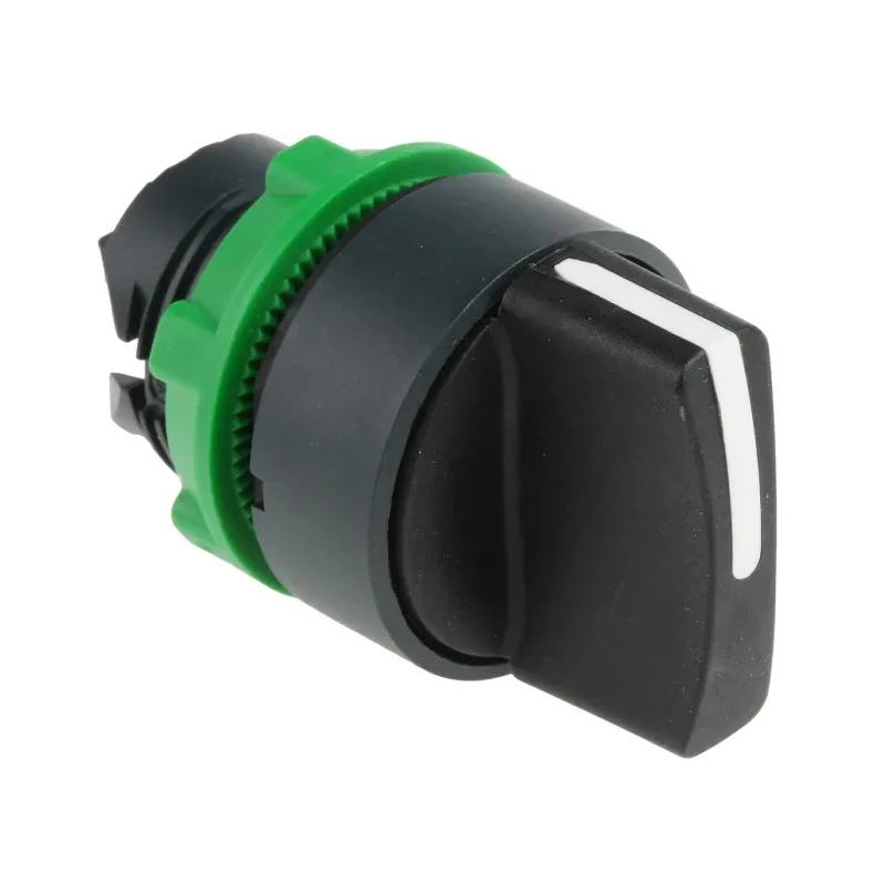Schneider Electric Harmony Series 3 Position Selector Switch Head, 22 mm Cutout, Black Handle, IP69K, IP67, IP69 ZB5AD3
