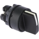 Schneider Electric Harmony Series 2 Position Selector Switch Head, 22 mm Cutout, Black Handle, IP69, IP67, IP69K ZB5AD2