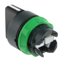 Schneider Electric Harmony Series 3 Position Selector Switch Head, 22 mm Cutout, Black Handle, IP69K, IP67, IP69 ZB5AD3