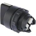 Schneider Electric Harmony Series 2 Position Selector Switch Head, 22 mm Cutout, Black Handle, IP69, IP67, IP69K ZB5AD2