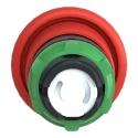 Schneider Electric Harmony XB5 Series Red Spring Return Push Button Head, 22 mm Cutout, IP66, IP69K ZB5AC4