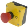 BACO LBX1 Series Pull Release Emergency Stop Push Button, Surface Mount, 22mm Cutout, 2 NC, IP66 LBX1