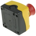 BACO LBX1 Series Pull Release Emergency Stop Push Button, Surface Mount, 22mm Cutout, 2 NC, IP66 LBX1