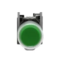 Schneider Electric Harmony XB4 Series Push Button Switch, Spring Return, Panel Mount, Green LED, 22 mm Cutout, SPST XB4BP31