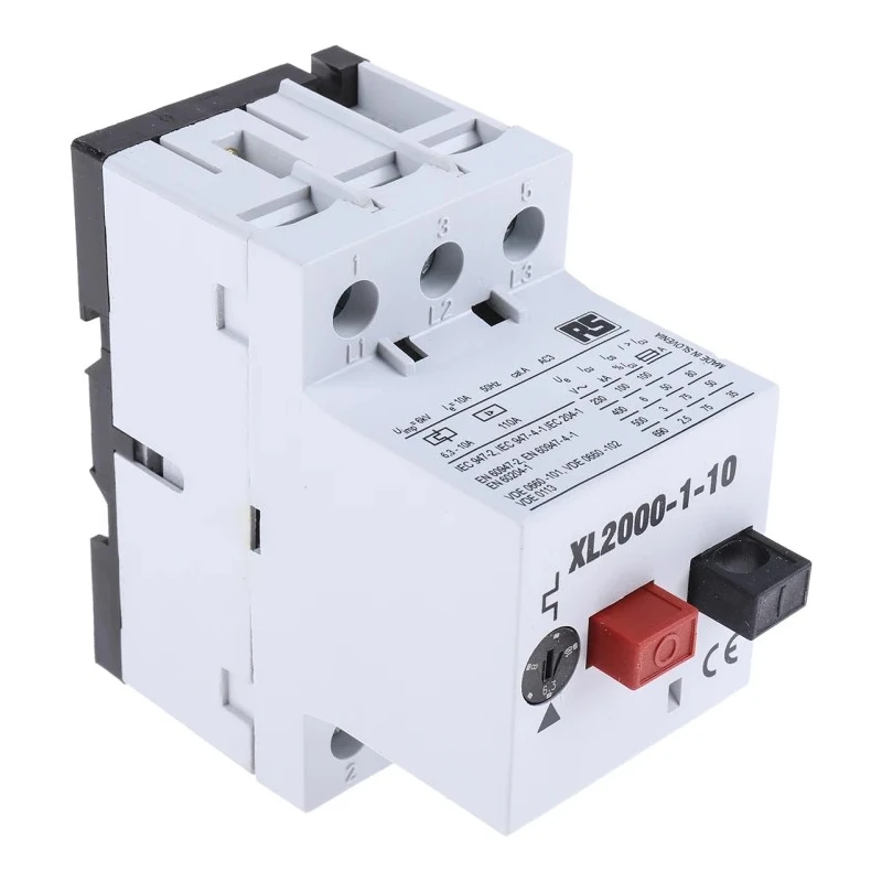 RS PRO Motor Protection Circuit Breaker 10A, 6A Current Rating, 40°C Max, -5°C Min 331-3652