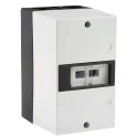 RS PRO DIN Rail Enclosure Type 135 mm Height 95.5 mm Length 8 mm Width White IP55 Protection 331-3731