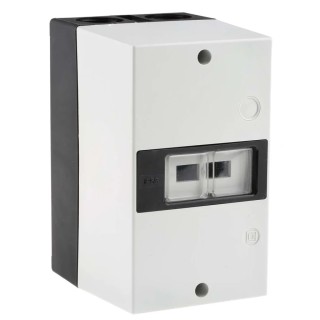 RS PRO DIN Rail Enclosure Type 135 mm Height 95.5 mm Length 8 mm Width White IP55 Protection 331-3731