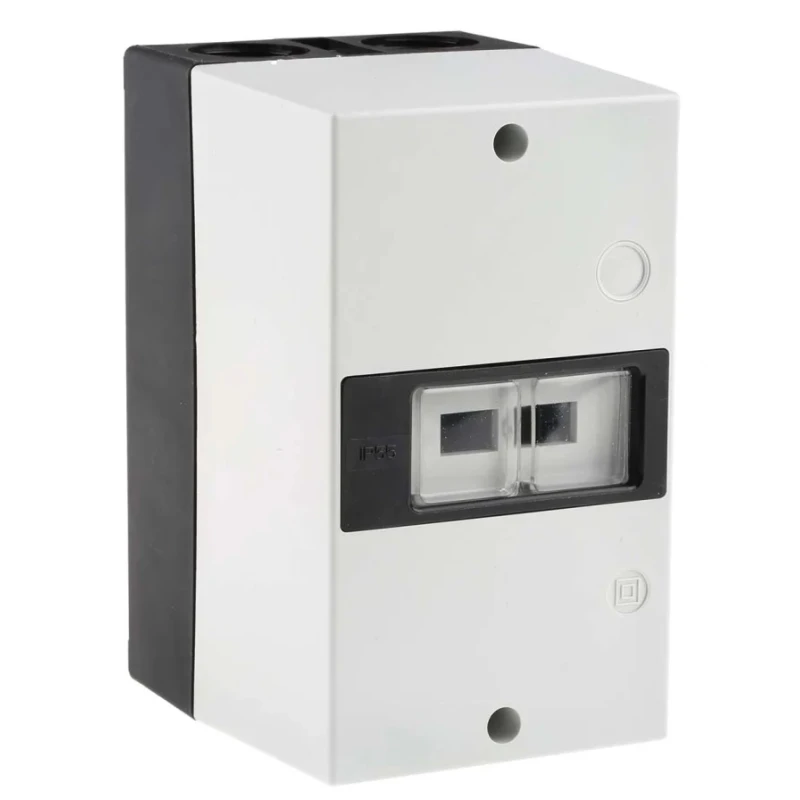 RS PRO DIN Rail Enclosure Type 135 mm Height 95.5 mm Length 8 mm Width White IP55 Protection 331-3731