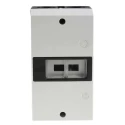 RS PRO DIN Rail Enclosure Type 135 mm Height 95.5 mm Length 8 mm Width White IP55 Protection 331-3731