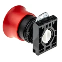 BACO Red Pull Release Push Button Head, 22 mm Cutout Diameter, Round Shape, Plastic Material, IP66 Rated 
