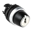 BACO 2-Position Key Switch Head, Latching Operation, 22 mm Cutout L21LA00