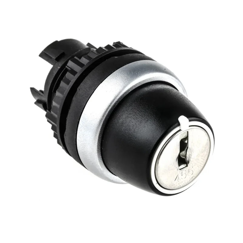 BACO 2-Position Key Switch Head, Latching Operation, 22 mm Cutout L21LA00