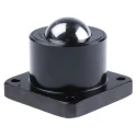 ALWAYSE Ball Transfer Unit 4-Hole Flange Mount Steel Case and Ball, 38.1 mm Diameter 7151