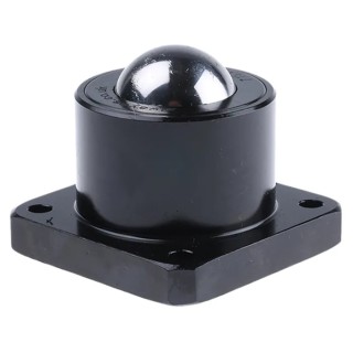 ALWAYSE Ball Transfer Unit 4-Hole Flange Mount Steel Case and Ball, 38.1 mm Diameter 7151