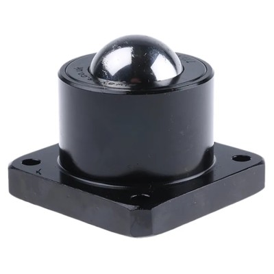 ALWAYSE Ball Transfer Unit 4-Hole Flange Mount Steel Case and Ball, 38.1 mm Diameter 7151