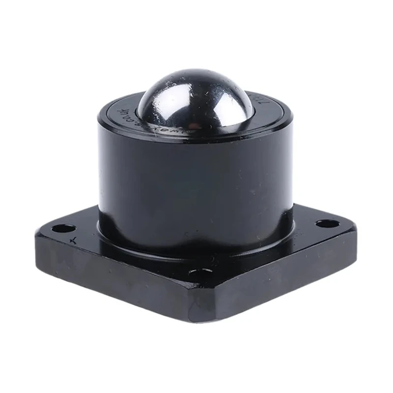 ALWAYSE Ball Transfer Unit 4-Hole Flange Mount Steel Case and Ball, 38.1 mm Diameter 7151