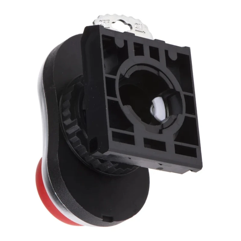 BACO Green, Red Spring Return Push Button Head, 22 mm Cutout Diameter, Round Plastic, IP66 L61QK21