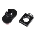 BACO Green, Red Spring Return Push Button Head, 22 mm Cutout Diameter, Round Plastic, IP66 L61QK21
