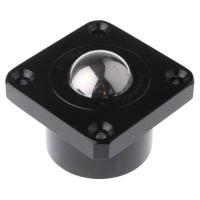 ALWAYSE Ball Transfer Unit Steel Case with 38.1 mm Ball Diameter, Flange Mount, 1000 kg Load Capacity 7152