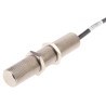 Assemtech Cylindrical Reed Switch 1500V AC, 5A, Nickel Plated Brass Housing, 90mm Length S1389