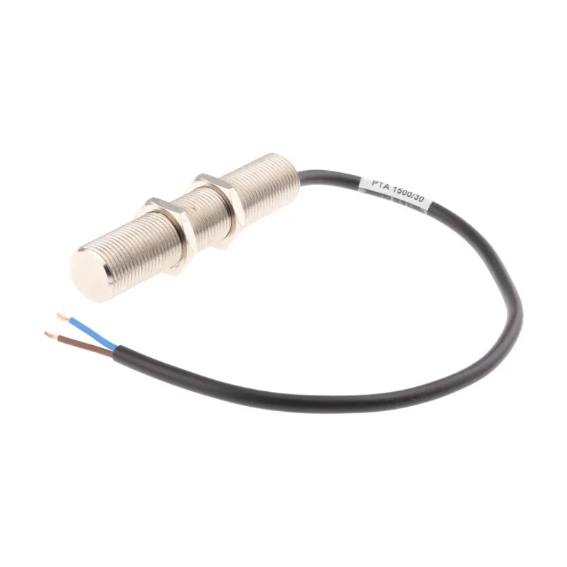 Assemtech Cylindrical Reed Switch 1500V AC, 5A, Nickel Plated Brass Housing, 90mm Length S1389