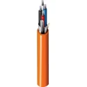 Belden 3077F Series Single-Pair Data Cable 1 Pair 2 Cores 0.36 mm² 152 m Orange Polyvinyl Chloride Sheath 300V 3077F 003500