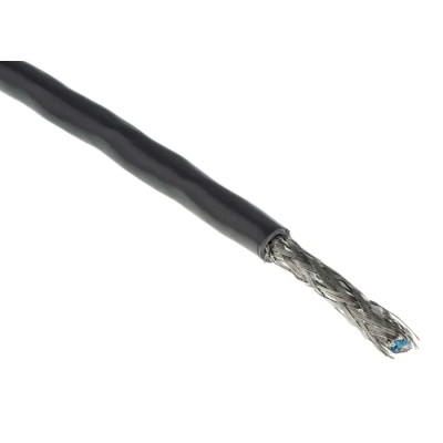 Belden 8132 Series Data Cable 2 Pairs 4 Cores 0.07 mm² Tinned Copper Stranded Conductors Silver Polyvinyl 8132 060500